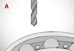 Замена подшипников в подшипниковом узле термокомпактора Замена подшипников в подшипниковом узле