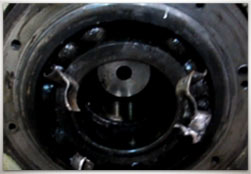 Замена подшипников в подшипниковом узле термокомпактора Замена подшипников в подшипниковом узле